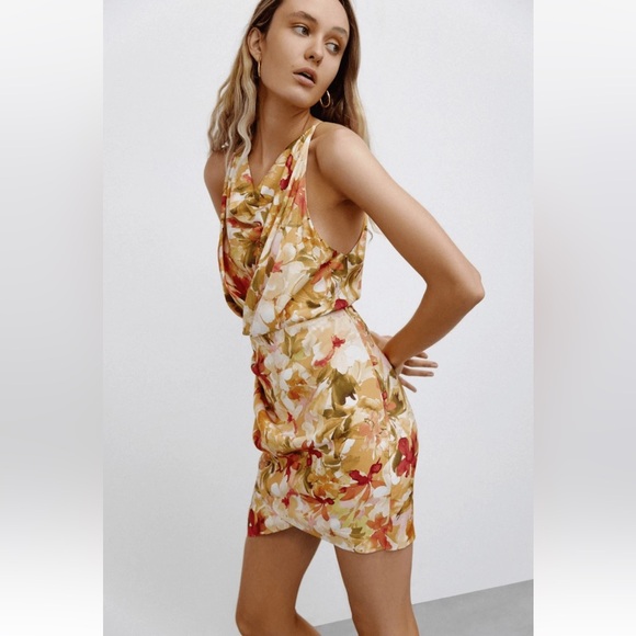 Significant Other Chiara Dress - Watercolor‎ Floral Open Back Dress Size 10 - Picture 4 of 14